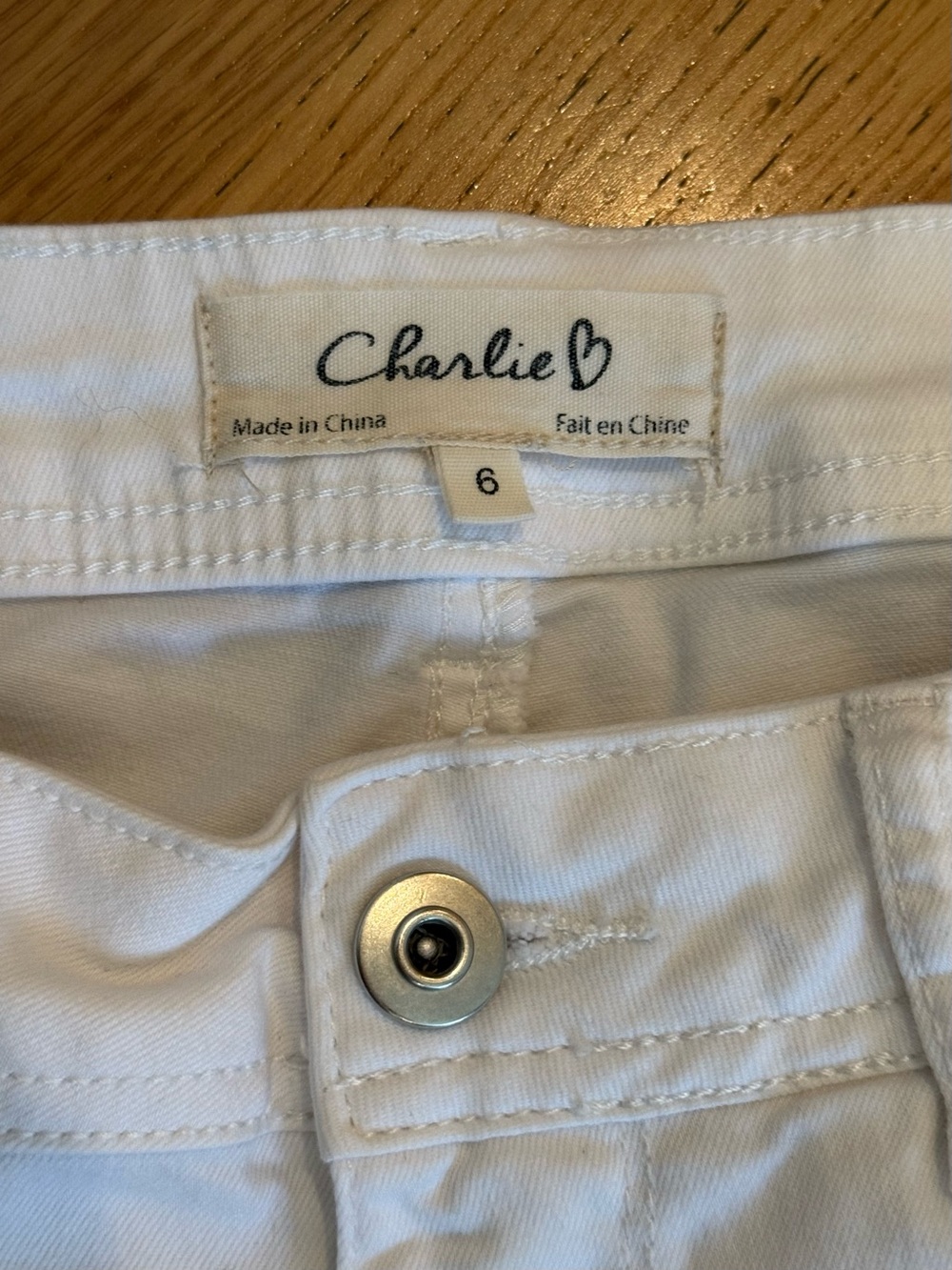 CHARLIE B White Straight-Leg Denim Pants - Picture 4 of 11